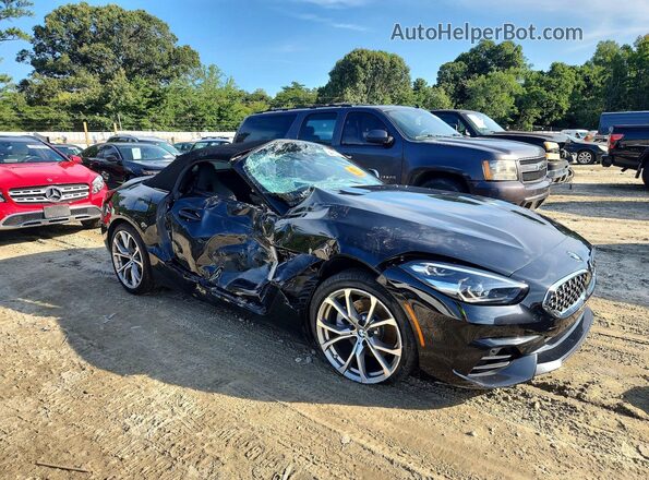 WBAHF3C06LWW68317 2020 BMW Z4 Черный Передняя правая четверть