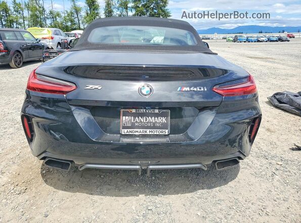 WBAHF9C07PWY24857 2023 BMW Z4 Black Rear view