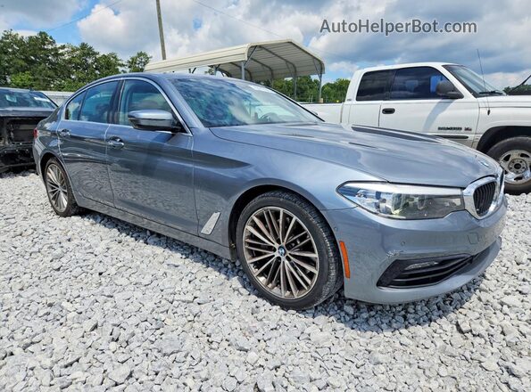 WBAJA5C30HG894389 2017 BMW 5 SERIES Silver Delantero derecho