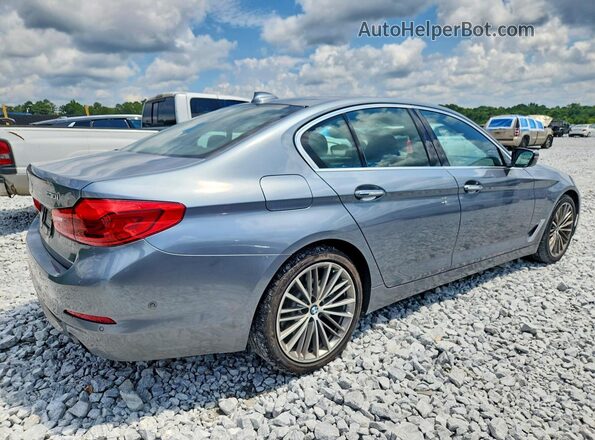 WBAJA5C30HG894389 2017 BMW 5 SERIES Silver Trasero derecho