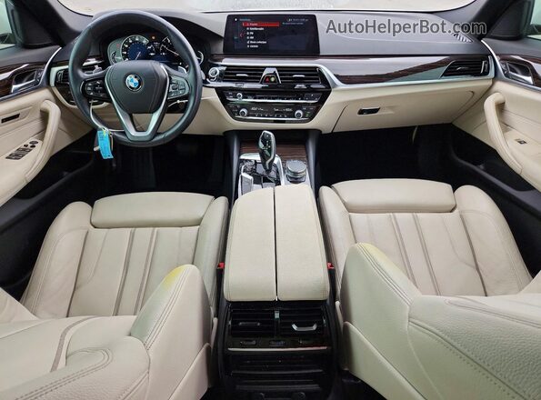 WBAJA5C30HG895428 2017 BMW 5 SERIES White წინა პანელის ხედი