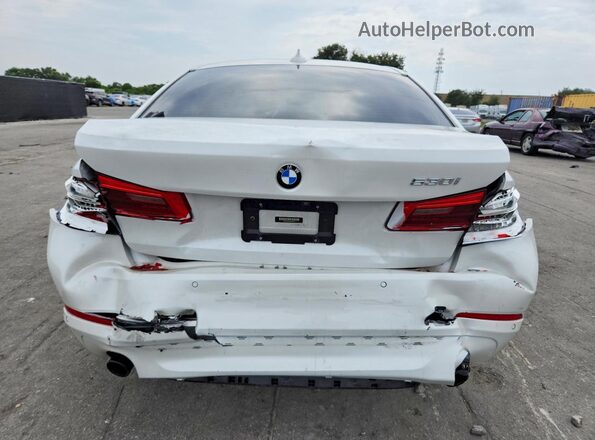 WBAJA5C30HG895428 2017 BMW 5 SERIES White უკანა ხედი