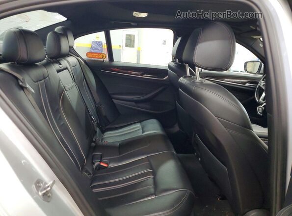 WBAJA5C31HG456514 2017 BMW 5 SERIES Серебряный Вид задних сидений