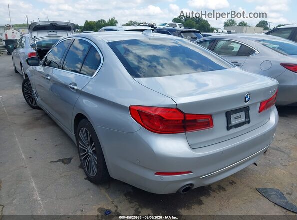 WBAJA5C31HG895101 2017 BMW 5 SERIES Серебряный Задняя левая четверть