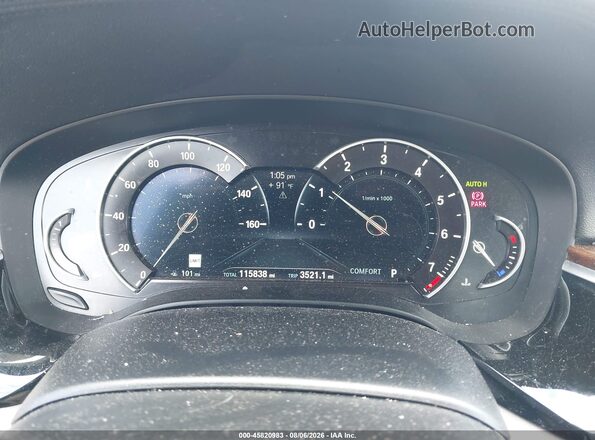 WBAJA5C31HG895101 2017 BMW 5 SERIES Серебряный Вид задних сидений