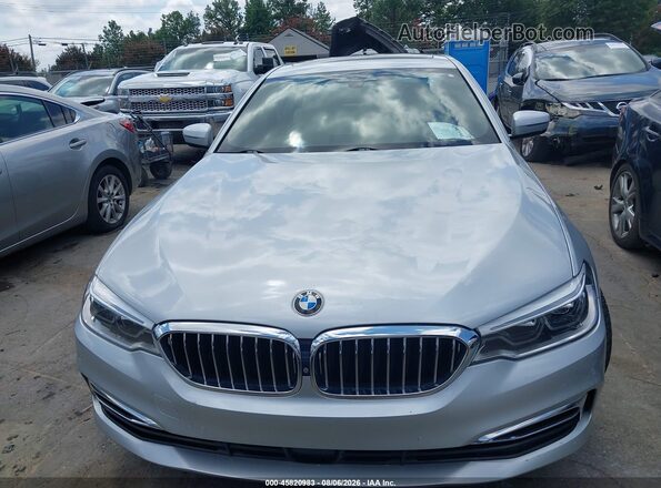 WBAJA5C31HG895101 2017 BMW 5 SERIES Серебряный Вид щитка приборов