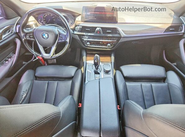 WBAJA5C32HG895463 2017 BMW 5 SERIES White Առջևի վահանակի տեսք