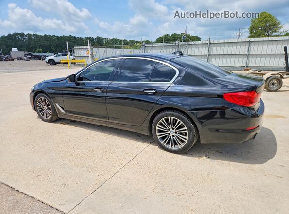 WBAJA5C32HG897455 2017 BMW 5 SERIES Черный Задняя левая четверть