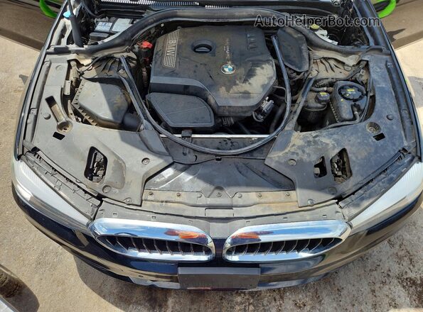 WBAJA5C32HG897455 2017 BMW 5 SERIES Черный Вид задней части салона