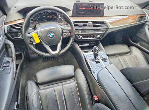 WBAJA5C32HG897455 2017 BMW 5 SERIES Черный Вид панели приборов
