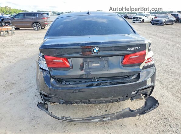 WBAJA5C33HG897870 2017 BMW 5 SERIES Black Rear view