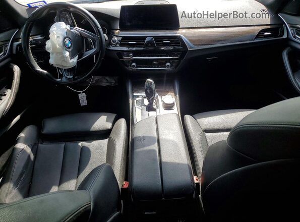 WBAJA5C37HG896883 2017 BMW 5 SERIES Black Widok deski rozdzielczej
