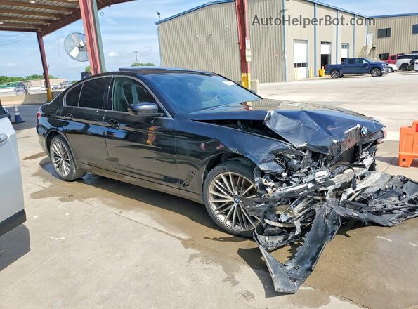 WBAJA5C37HG896883 2017 BMW 5 SERIES Black Przód prawy