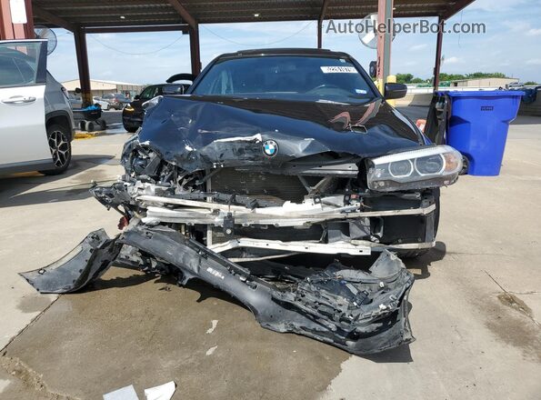 WBAJA5C37HG896883 2017 BMW 5 SERIES Black Widok wnętrza 360 stopni