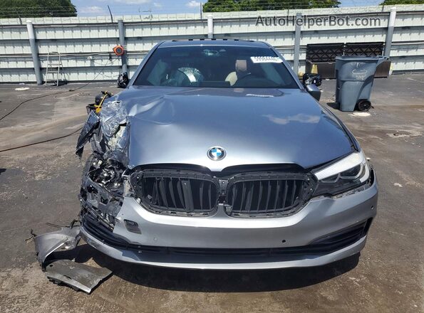 WBAJA5C38HG895077 2017 BMW 5 SERIES Gray Вид спереду
