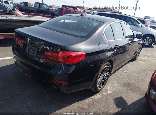 WBAJA5C52KBX86989 2019 BMW 5 SERIES Black Tył prawy