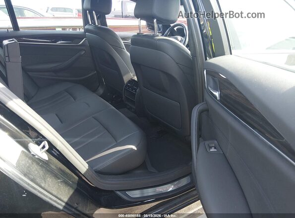 WBAJA5C52KBX86989 2019 BMW 5 SERIES Black Widok naklejki z numerem VIN