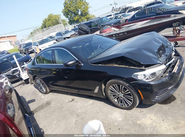 WBAJA5C52KBX86989 2019 BMW 5 SERIES Black Widok wnętrza z tyłu