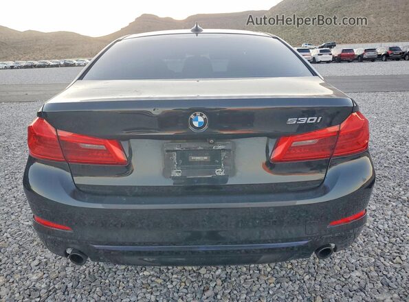 WBAJA5C52KG900802 2019 BMW 5 SERIES Black უკანა ხედი