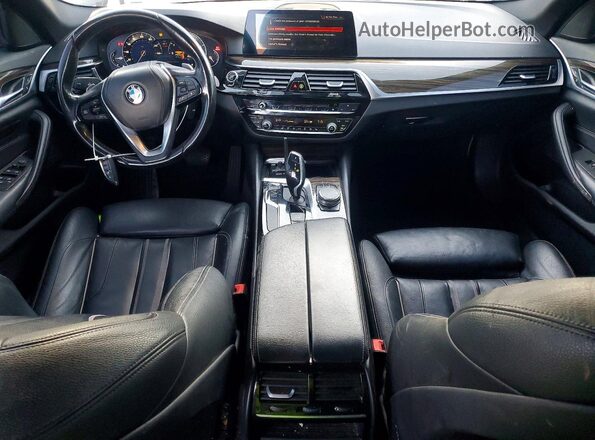 WBAJA5C52KG900802 2019 BMW 5 SERIES Black წინა პანელის ხედი