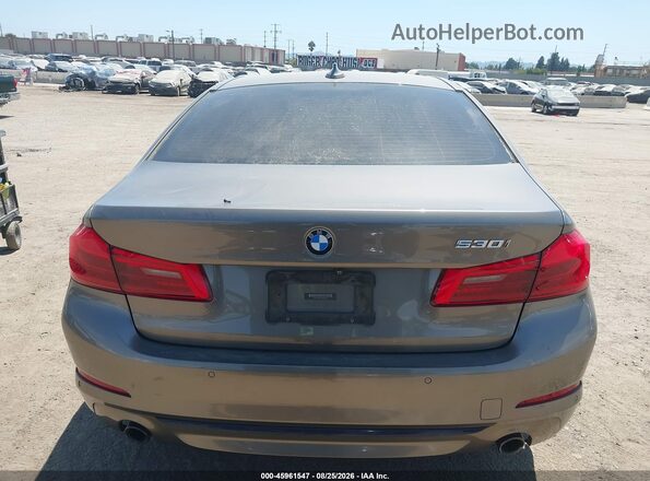 WBAJA5C53JWA39914 2018 BMW 5 SERIES Gray 