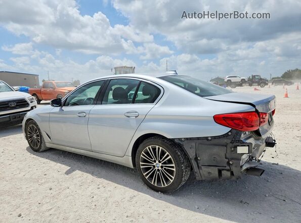 WBAJA5C53KWW07271 2019 BMW 5 SERIES Серебряный Задняя левая четверть