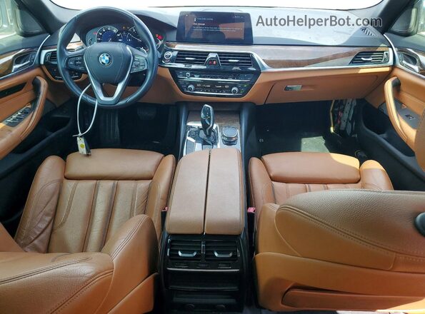 WBAJA5C54JWA38500 2018 BMW 5 SERIES Silver Dashboard view