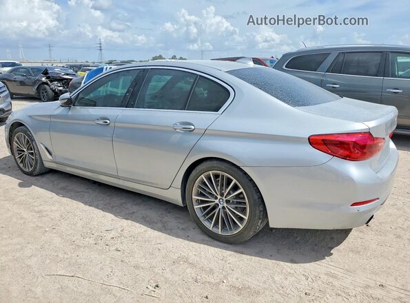 WBAJA5C54JWA38500 2018 BMW 5 SERIES Silver Rear left