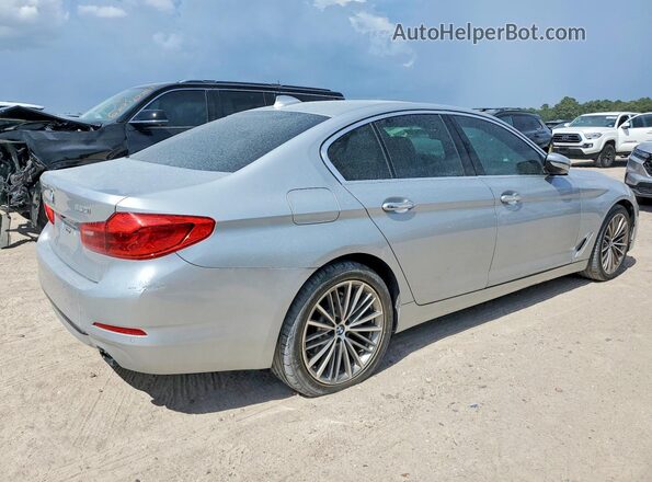 WBAJA5C54JWA38500 2018 BMW 5 SERIES Silver Rear right