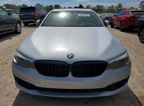 WBAJA5C54JWA38500 2018 BMW 5 SERIES Silver Front view