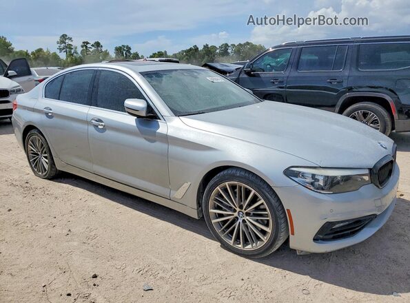 WBAJA5C54JWA38500 2018 BMW 5 SERIES Silver Front right