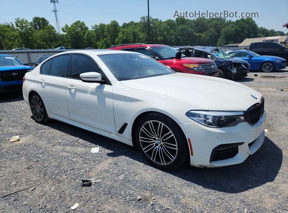 WBAJA5C54KWA58084 2019 BMW 5 SERIES White Передня права чверть