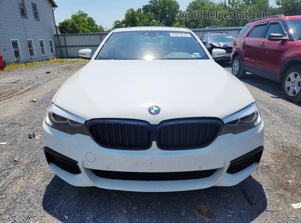 WBAJA5C54KWA58084 2019 BMW 5 SERIES White Вид спереду
