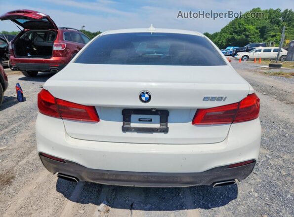 WBAJA5C54KWA58084 2019 BMW 5 SERIES White Вид ззаду