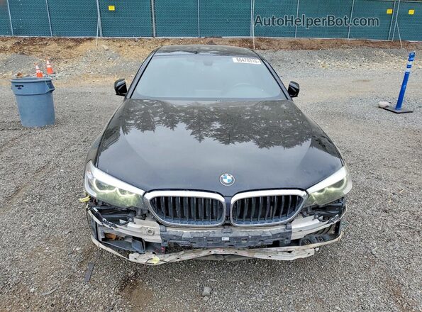 WBAJA5C55JWA35864 2018 BMW 5 SERIES Black Դիմացի տեսք