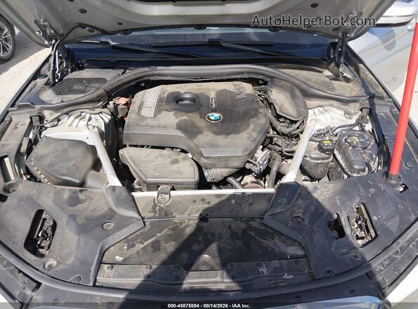 WBAJA5C56KBX87403 2019 BMW 5 SERIES Silver უკანა ხედი