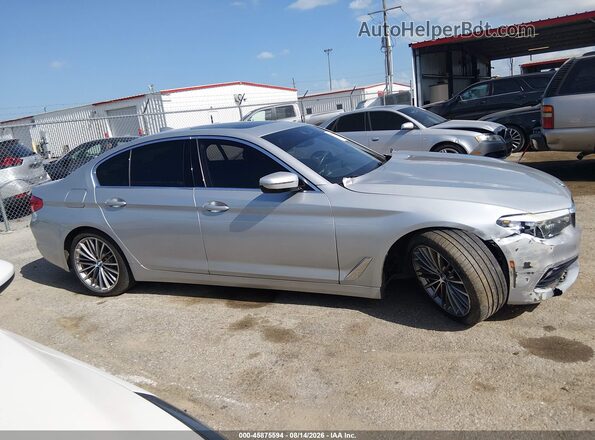 WBAJA5C56KBX87403 2019 BMW 5 SERIES Silver უკანა სალონის ხედი