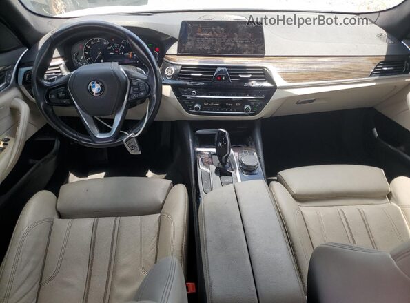 WBAJA5C57KBX86258 2019 BMW 5 SERIES White Widok deski rozdzielczej