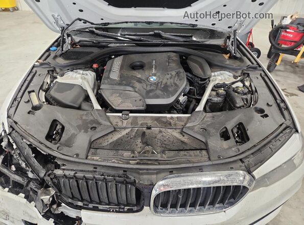 WBAJA5C57KBX86258 2019 BMW 5 SERIES White Widok wnętrza z tyłu