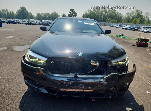 WBAJA5C58KWA58184 2019 BMW 5 SERIES Black Widok z przodu