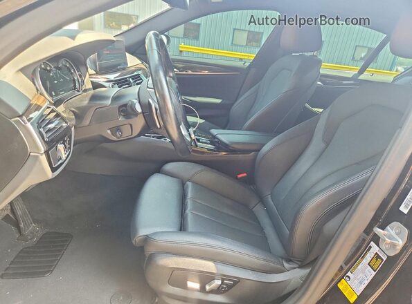 WBAJA5C58KWA58184 2019 BMW 5 SERIES Black Widok wnętrza z przodu