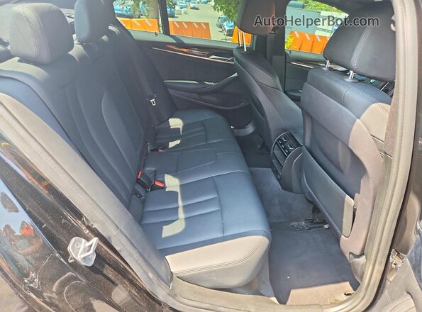 WBAJA5C58KWA58184 2019 BMW 5 SERIES Black Widok tylnych siedzeń