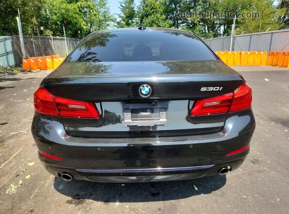 WBAJA5C58KWA58184 2019 BMW 5 SERIES Black Widok z tyłu