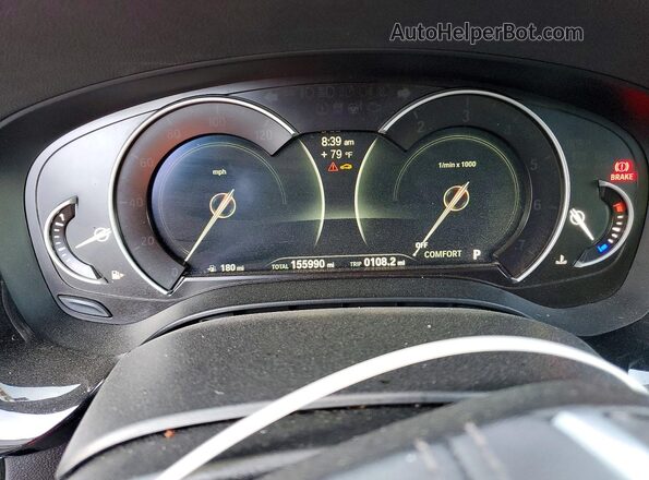 WBAJA5C58KWW18508 2019 BMW 5 SERIES Black Սարքավորումների վահանակի տեսք