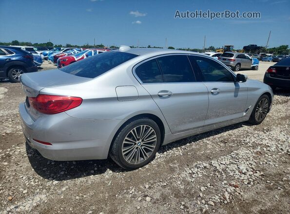 WBAJA5C59KWW20431 2019 BMW 5 SERIES Silver Rear right