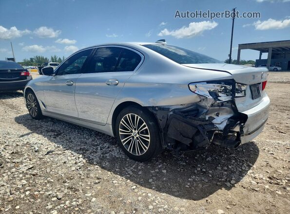 WBAJA5C59KWW20431 2019 BMW 5 SERIES Silver Rear left