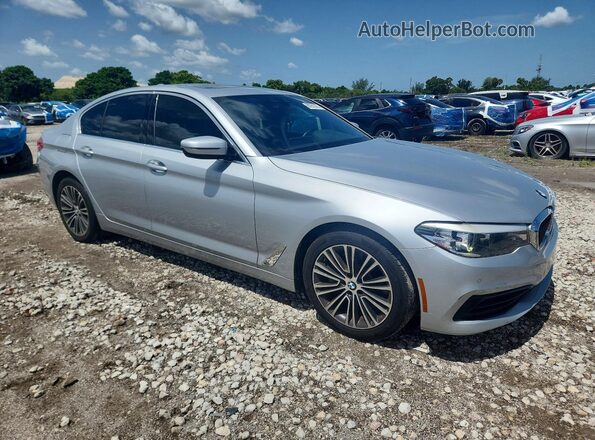 WBAJA5C59KWW20431 2019 BMW 5 SERIES Silver Front right