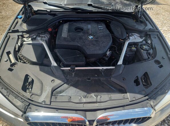 WBAJA5C59KWW20431 2019 BMW 5 SERIES Silver Rear interior view