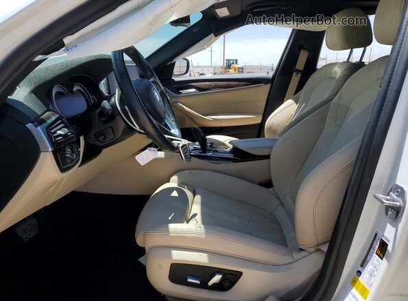 WBAJA5C5XKBX86805 2019 BMW 5 SERIES White Vista interior delantera