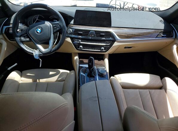 WBAJA5C5XKBX86805 2019 BMW 5 SERIES White Vista del salpicadero
